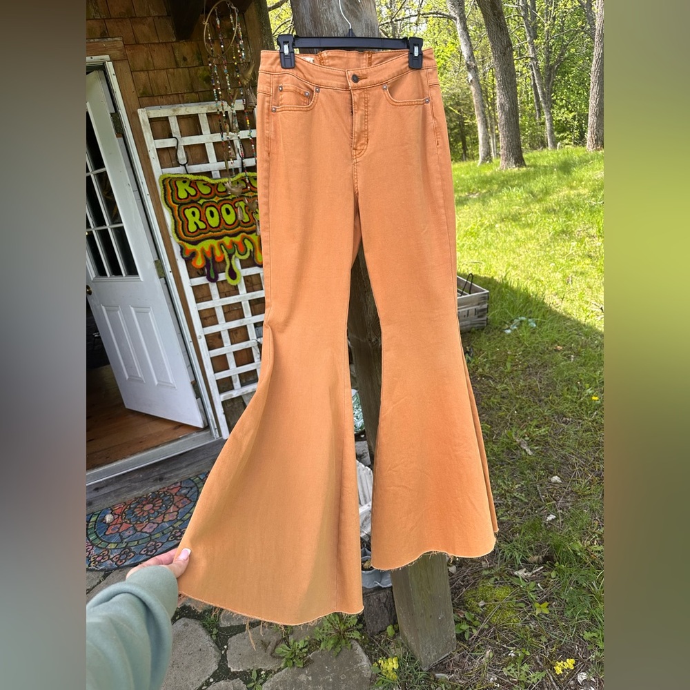 Free People Flare Wide Leg Jeans